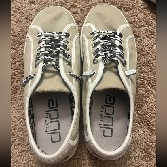 Hey Dude Shoes - Hey Dude Womens Karina Joy Sand Casual Shoe